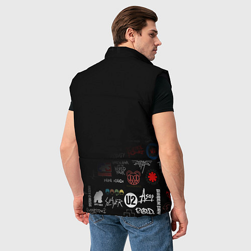 Мужской жилет LINKIN PARK / 3D-Черный – фото 4