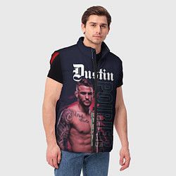 Мужской жилет Dustin Poirier, цвет: 3D-красный — фото 2