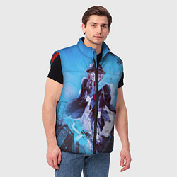 Мужской жилет Osamu and Chuya, цвет: 3D-красный — фото 2