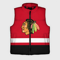 Мужской жилет Chicago Blackhawks, цвет: 3D-черный