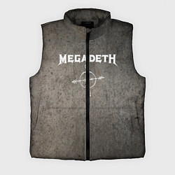 Мужской жилет Megadeth, цвет: 3D-черный