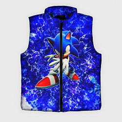 Мужской жилет Sonic Молнии, цвет: 3D-черный