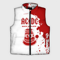Мужской жилет ACDC Back in Black, цвет: 3D-светло-серый