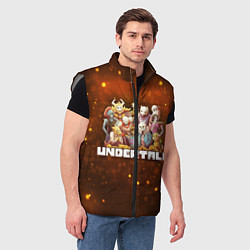 Мужской жилет UNDERTALE, цвет: 3D-светло-серый — фото 2