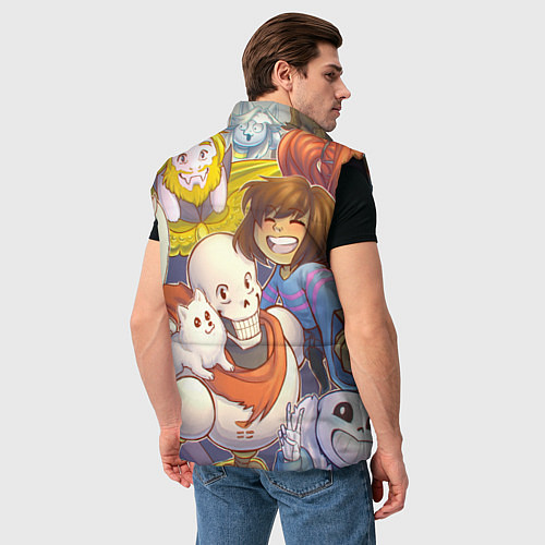 Мужской жилет UNDERTALE / 3D-Черный – фото 4