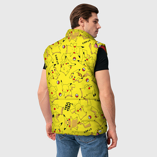 Мужской жилет ПИКАЧУ / 3D-Красный – фото 4