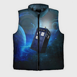 Мужской жилет ТАРДИС, цвет: 3D-черный