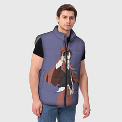 Мужской жилет Ranpo Edogawa, цвет: 3D-светло-серый — фото 2