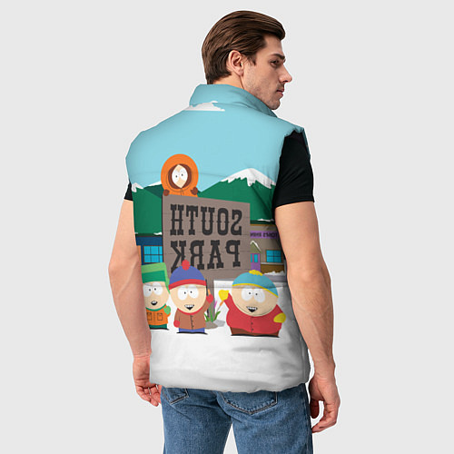 Мужской жилет ЮЖНЫЙ ПАРК / 3D-Черный – фото 4