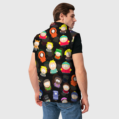 Мужской жилет ЮЖНЫЙ ПАРК / 3D-Черный – фото 4