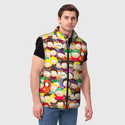 Мужской жилет ЮЖНЫЙ ПАРК, цвет: 3D-черный — фото 2