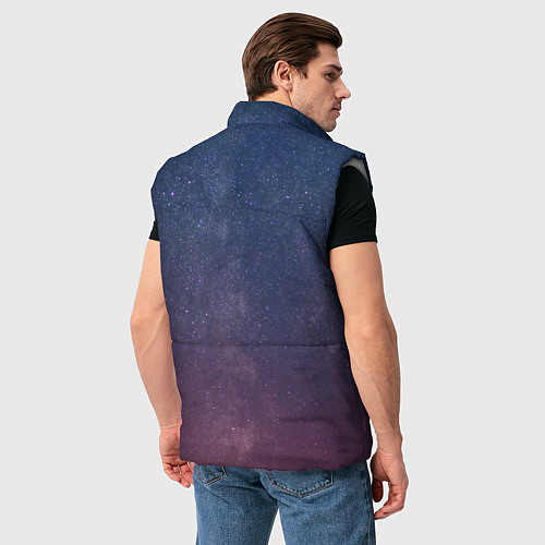 Мужской жилет Космос / 3D-Светло-серый – фото 4