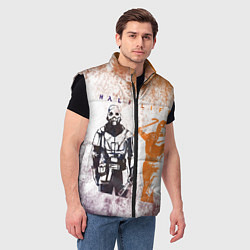 Мужской жилет Half life attack, цвет: 3D-черный — фото 2
