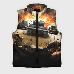 Мужской жилет ТАНКИ, цвет: 3D-светло-серый