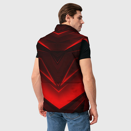 Мужской жилет GEOMETRY STRIPES / 3D-Красный – фото 4
