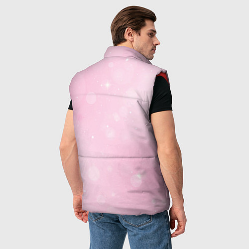 Мужской жилет Милый корги / 3D-Красный – фото 4