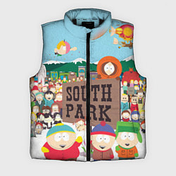 Мужской жилет Южный Парк, цвет: 3D-черный