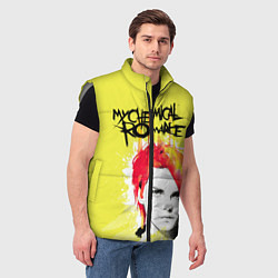 Мужской жилет My Chemical Romance, цвет: 3D-светло-серый — фото 2