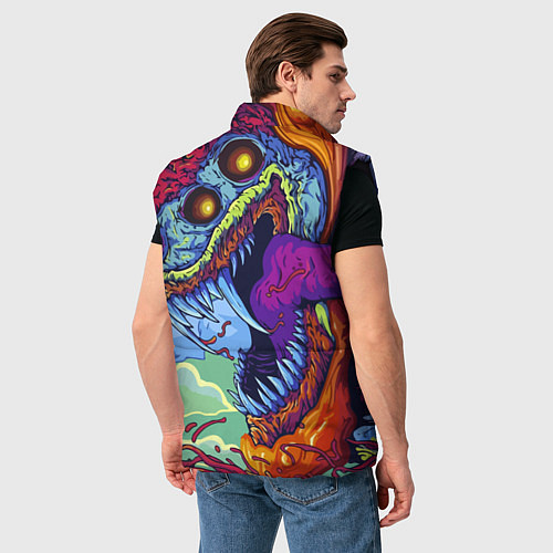 Мужской жилет HYPERBEAST / 3D-Черный – фото 4