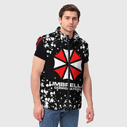 Мужской жилет Umbrella Corporation, цвет: 3D-красный — фото 2