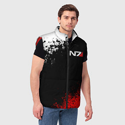 Мужской жилет MASS EFFECT N7, цвет: 3D-красный — фото 2