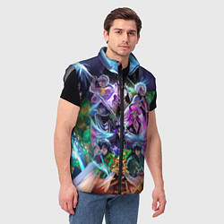 Мужской жилет KIMETSU NO YAIBA, цвет: 3D-светло-серый — фото 2