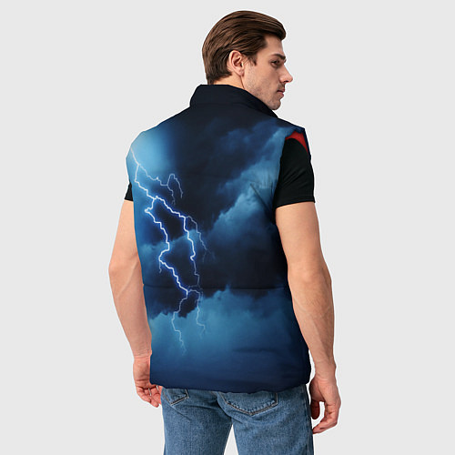 Мужской жилет STORM / 3D-Красный – фото 4