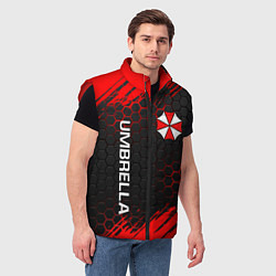 Мужской жилет UMBRELLA CORP, цвет: 3D-красный — фото 2
