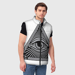 Мужской жилет Масон, цвет: 3D-черный — фото 2