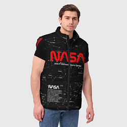 Мужской жилет NASA, цвет: 3D-красный — фото 2