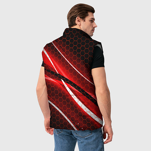 Мужской жилет РОССИЯ / 3D-Светло-серый – фото 4