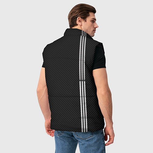 Мужской жилет Mercedes Carbon / 3D-Черный – фото 4