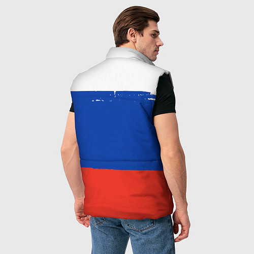 Мужской жилет Герб России / 3D-Черный – фото 4