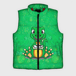 Мужской жилет Дракоша-геймер, цвет: 3D-красный