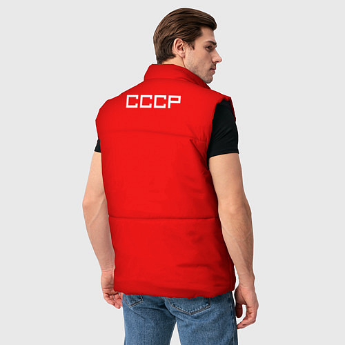 Мужской жилет СССР / 3D-Черный – фото 4