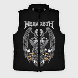 Мужской жилет Megadeth, цвет: 3D-светло-серый