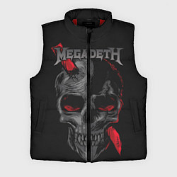 Мужской жилет Megadeth, цвет: 3D-красный