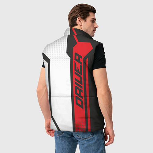 Мужской жилет Honda Driver team / 3D-Черный – фото 4