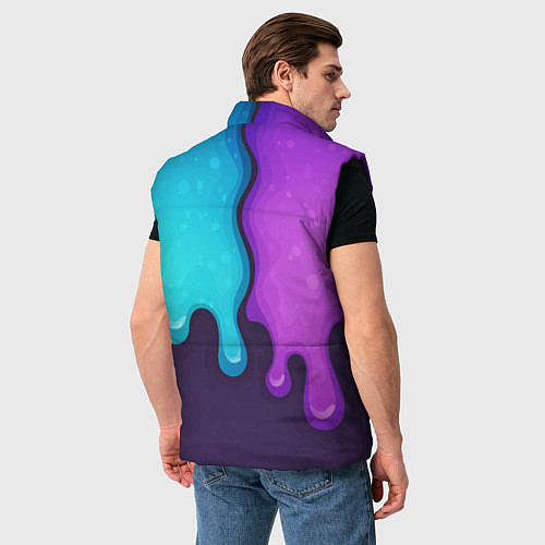 Мужской жилет Милый корги / 3D-Черный – фото 4