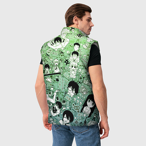 Мужской жилет Anime / 3D-Светло-серый – фото 4