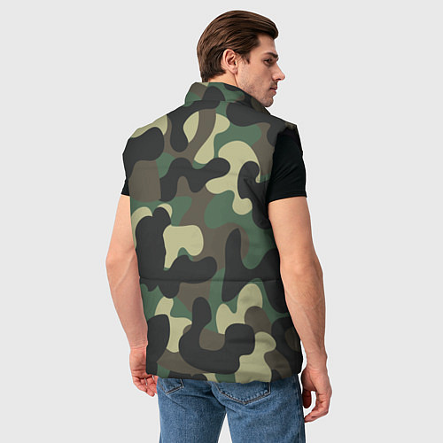 Мужской жилет КАМУФЛЯЖ / 3D-Черный – фото 4