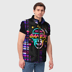 Мужской жилет RETROGAMER3D47, цвет: 3D-черный — фото 2
