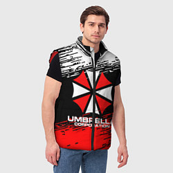 Мужской жилет Umbrella Corporation, цвет: 3D-красный — фото 2