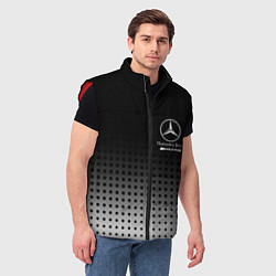 Мужской жилет Mercedes-Benz, цвет: 3D-красный — фото 2