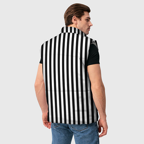 Мужской жилет Пикси полосы / 3D-Светло-серый – фото 4