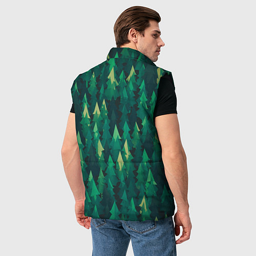 Мужской жилет ЛЕС / 3D-Черный – фото 4