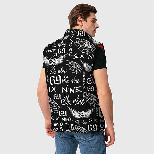Мужской жилет 6IX9INE ТАТУИРОВКИ / 3D-Красный – фото 4
