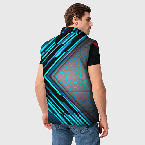 Мужской жилет Russia / 3D-Красный – фото 4