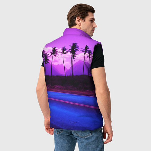 Мужской жилет HOTLINE MIAMI / 3D-Черный – фото 4