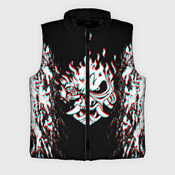 Мужской жилет CYBERPUNK 2077 SAMURAI GLITCH, цвет: 3D-черный